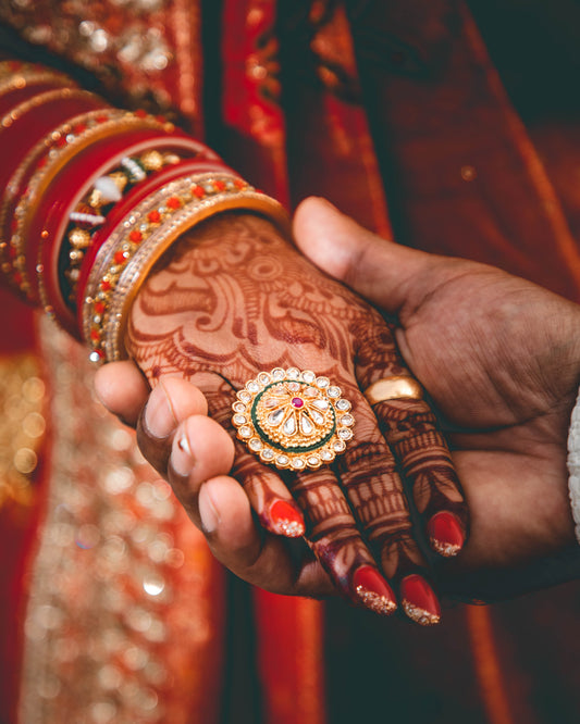Big Size adjustable Finger Rings: A Divine Touch for Weddings and Auspicious Moments