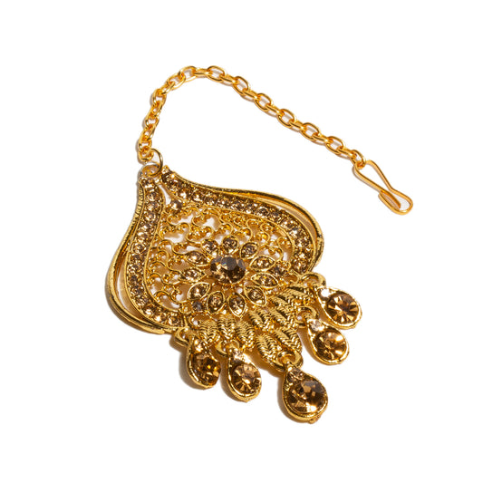Bindhani-Gold-Plated-Long-Headpiece-Maang-Tikka-For-Women-Bridal
