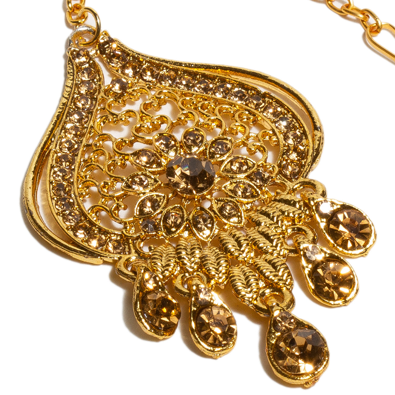 Bindhani-Gold-Plated-Long-Headpiece-Maang-Tikka-For-Women-Girls