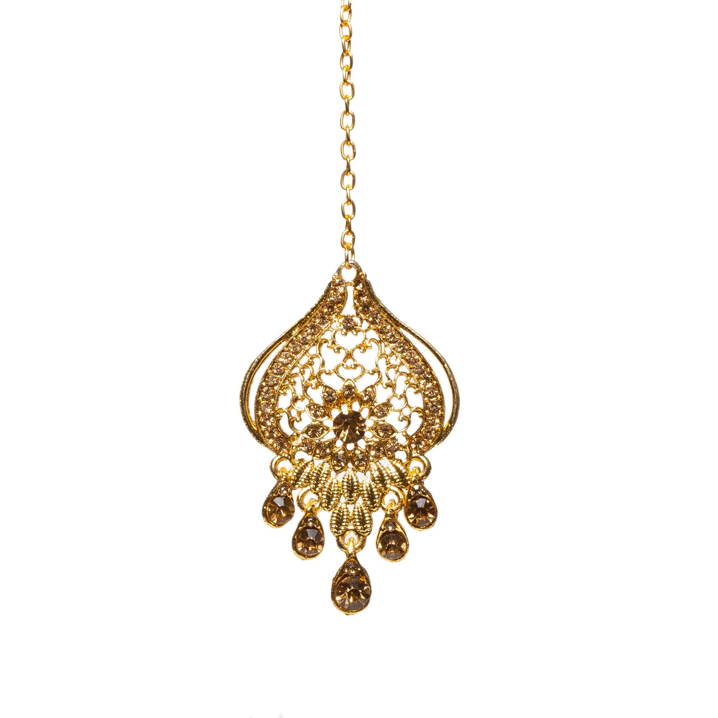 Bindhani-Gold-Plated-Long-Headpiece-Maang-Tikka-For-Women