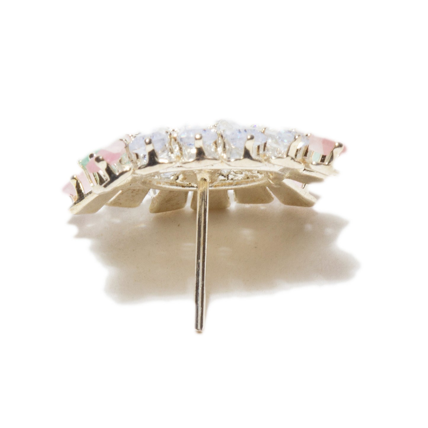 AD Stones Big Statement Studs Earrings