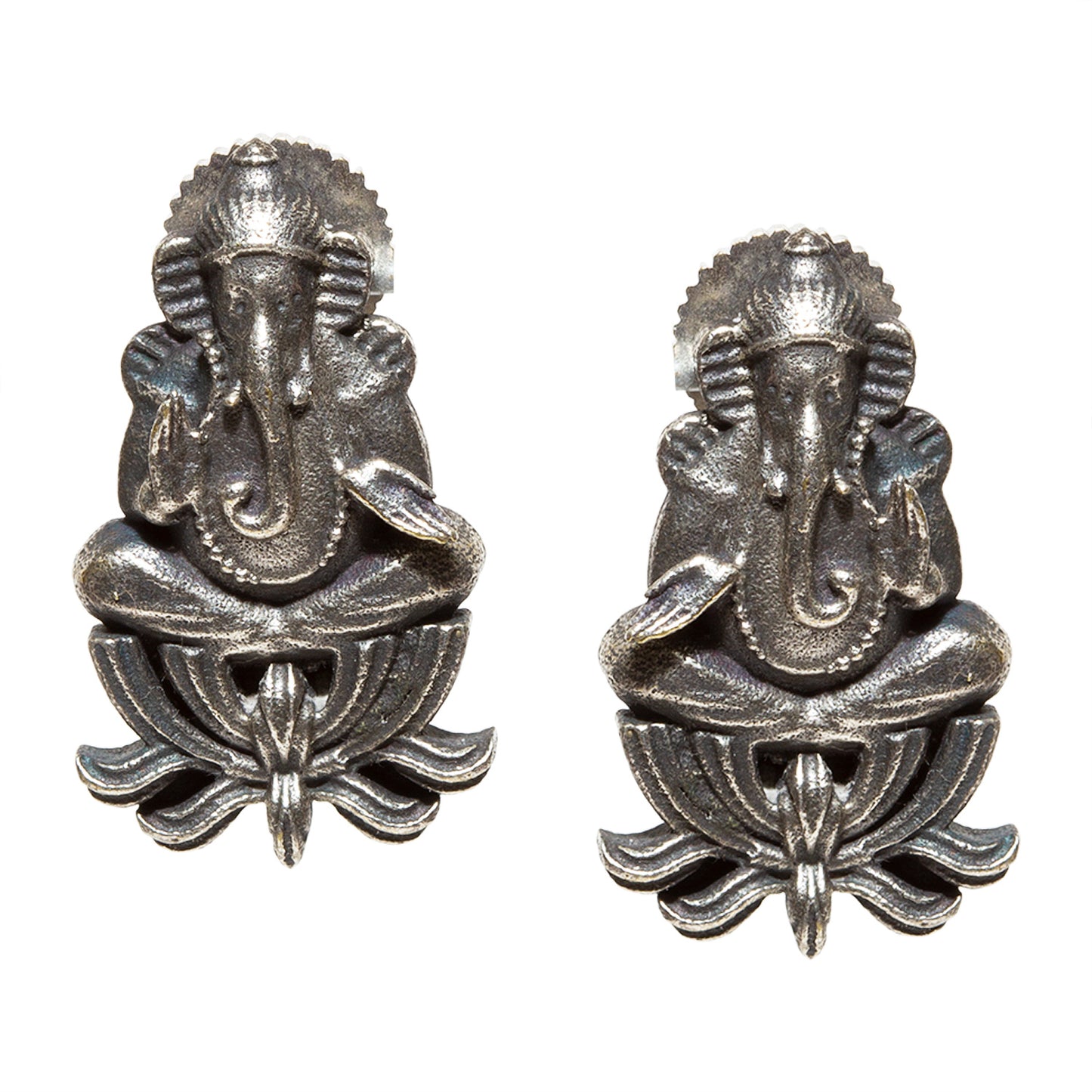 Bindhani-Oxidised-lord-Ganpati-Earrings-For-Women-Girls