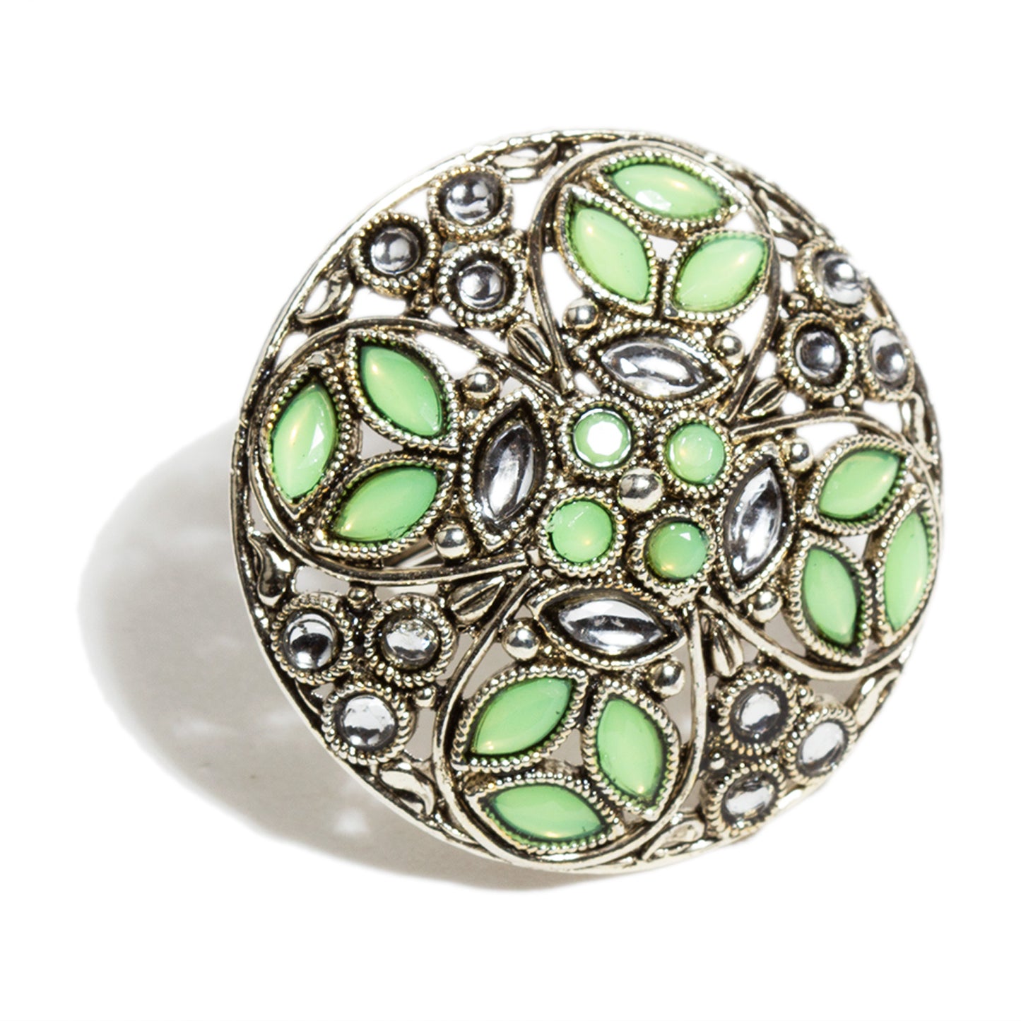 Big Oxidised Finger Ring