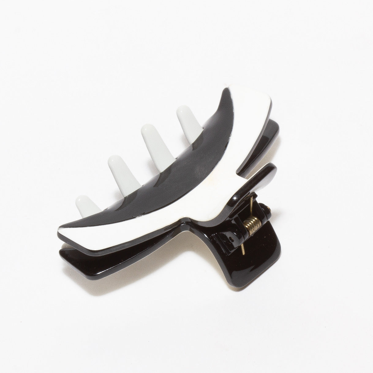 bindhani black white claw hair clips for women and college girls