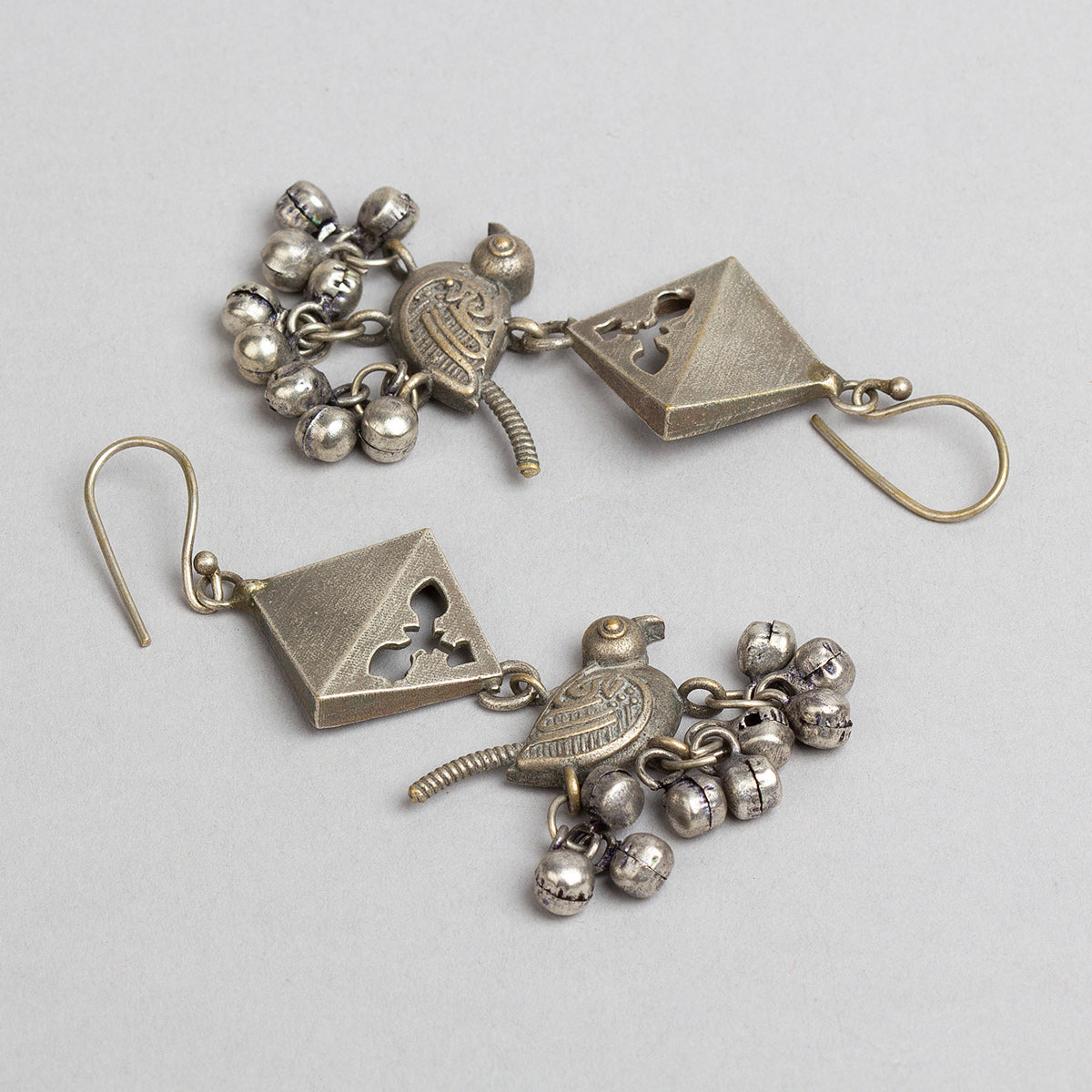bindhani dangler birds oxidised earrings for women girls