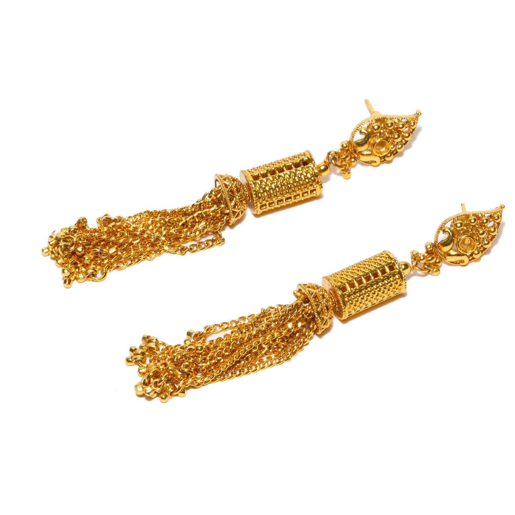 bindhani-gold-plated-pink-color-pearl-mala-kundan-tassal-necklace-earring-for-women