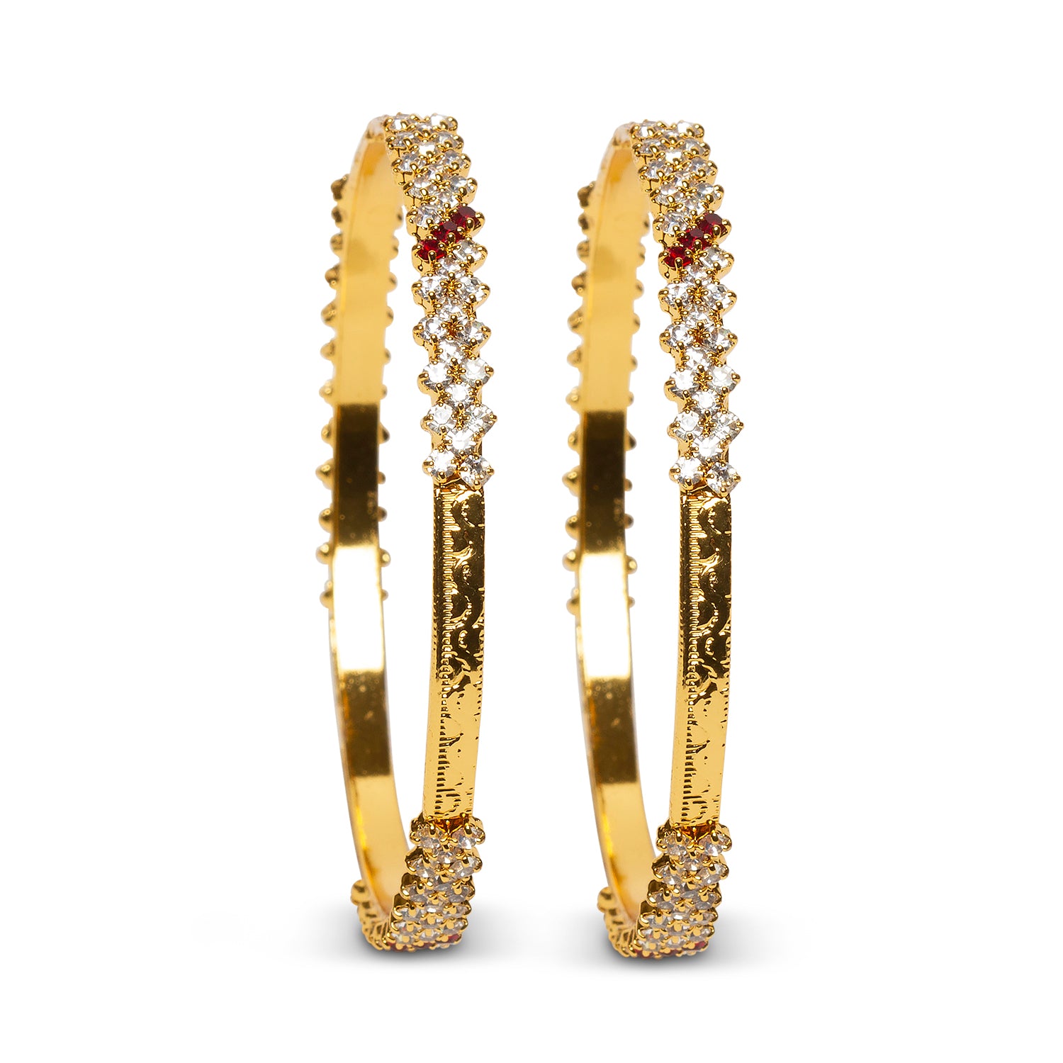 Buy Women's Gold Plated Bangles For Daily Use By Bindhani