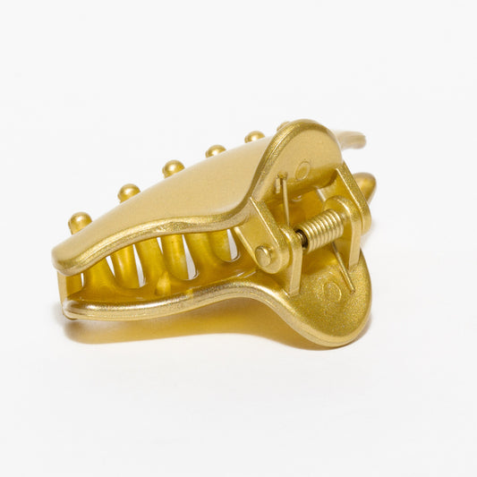 bindhani yellow color claw hair clips for women and girls