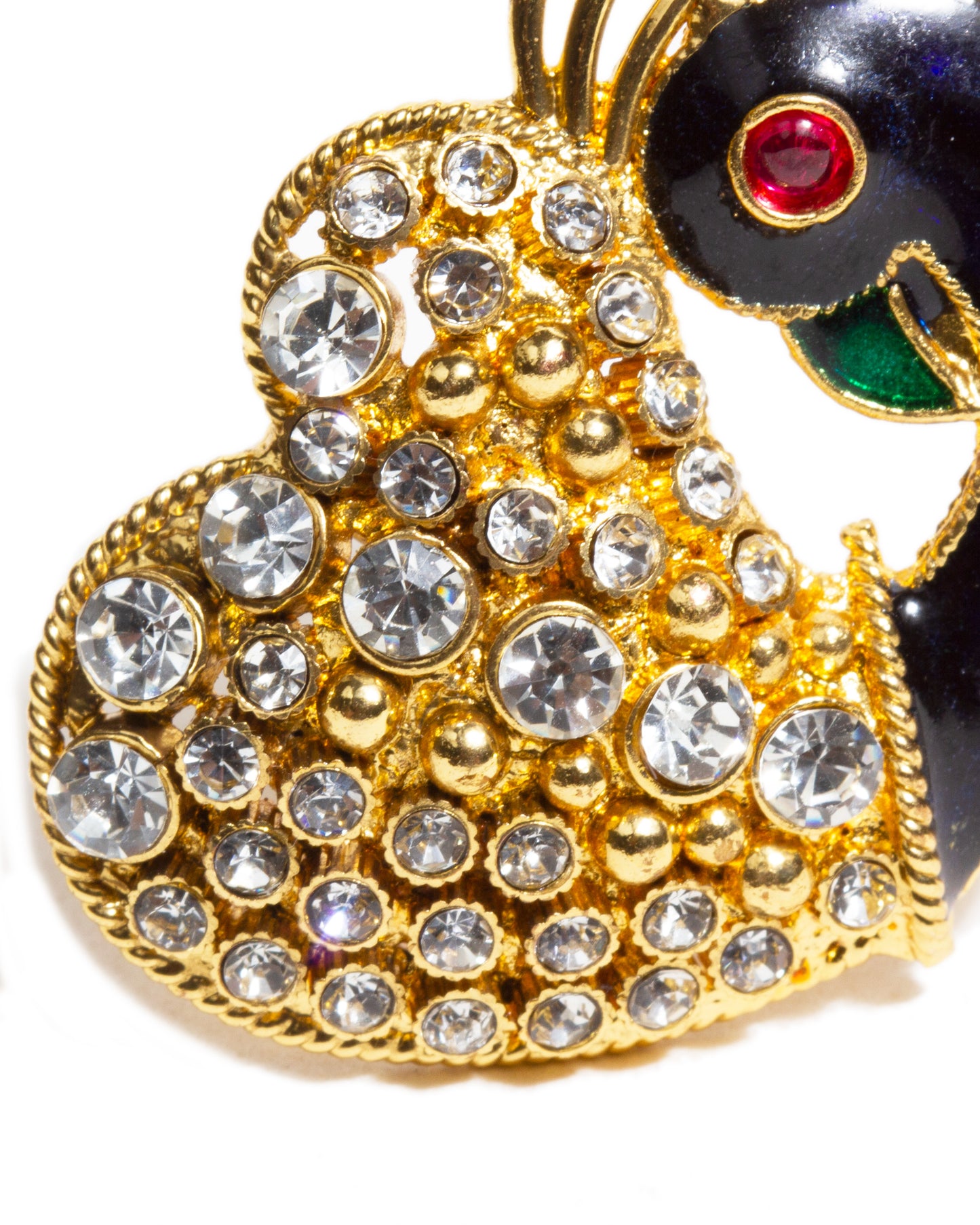 Indian Traditional Handmade Meenakari Peacock Finger Ring