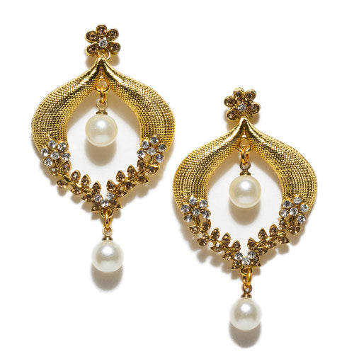 Pearl drop earrings for women & girls