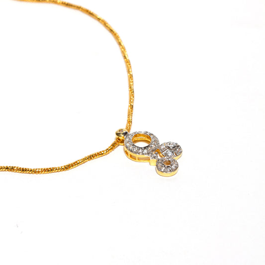 Bindhani-Cubic-Zirconia-Small-Studded-Pendant-With-Chain