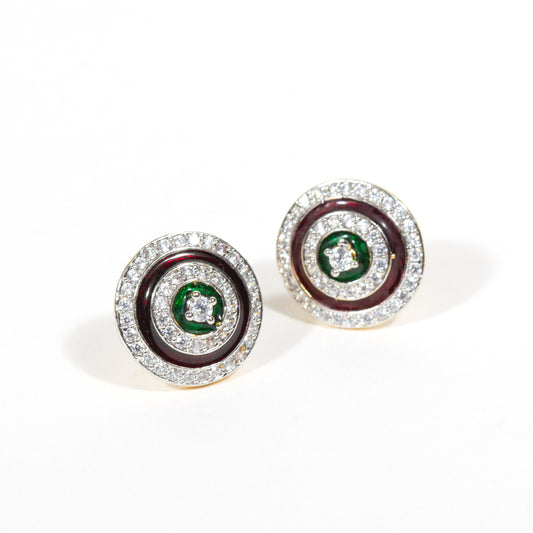Faux-Diamond-Round-Studs-Earrings