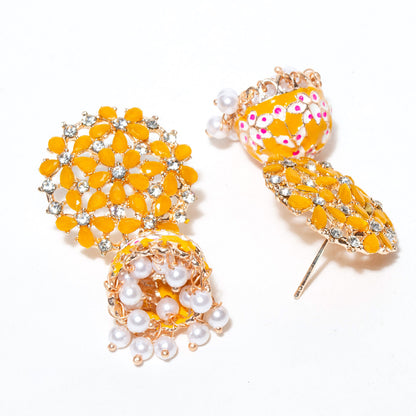 Small Size Meenakari Jhumki