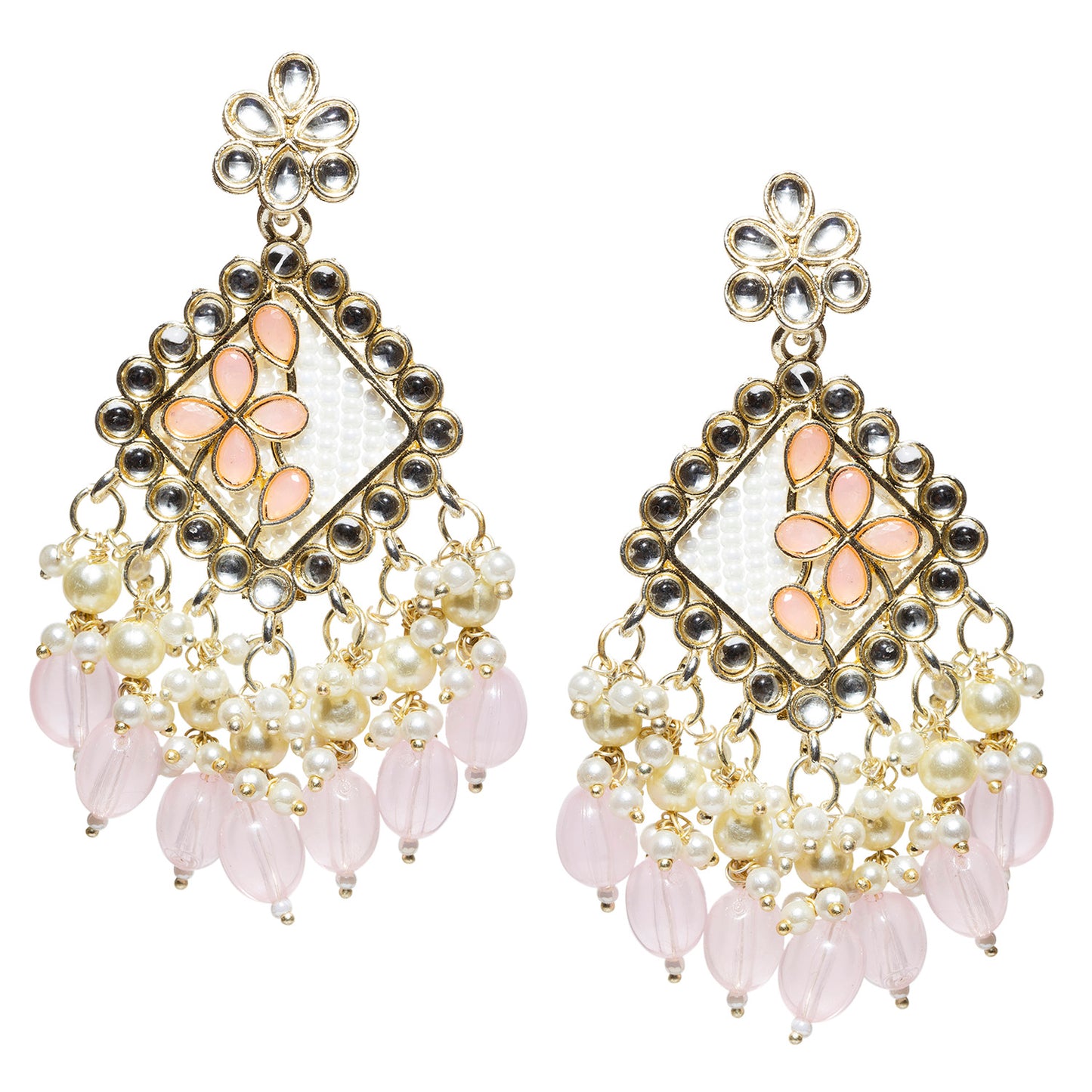 Bindhani-Gold-Plated-Kundan-Stone-Baby-Pink-Drop-Dangler-Earrings-For-Women-Girls