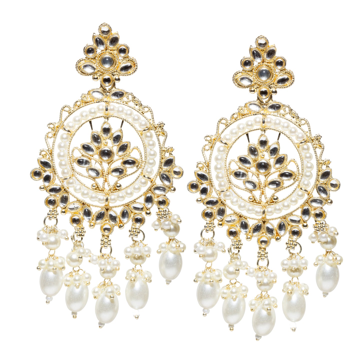 Bindhani-Gold-Plated-White-Color-Drop-Kundan-Stone-Chandbali-Earrings-For-Women-and-Girls