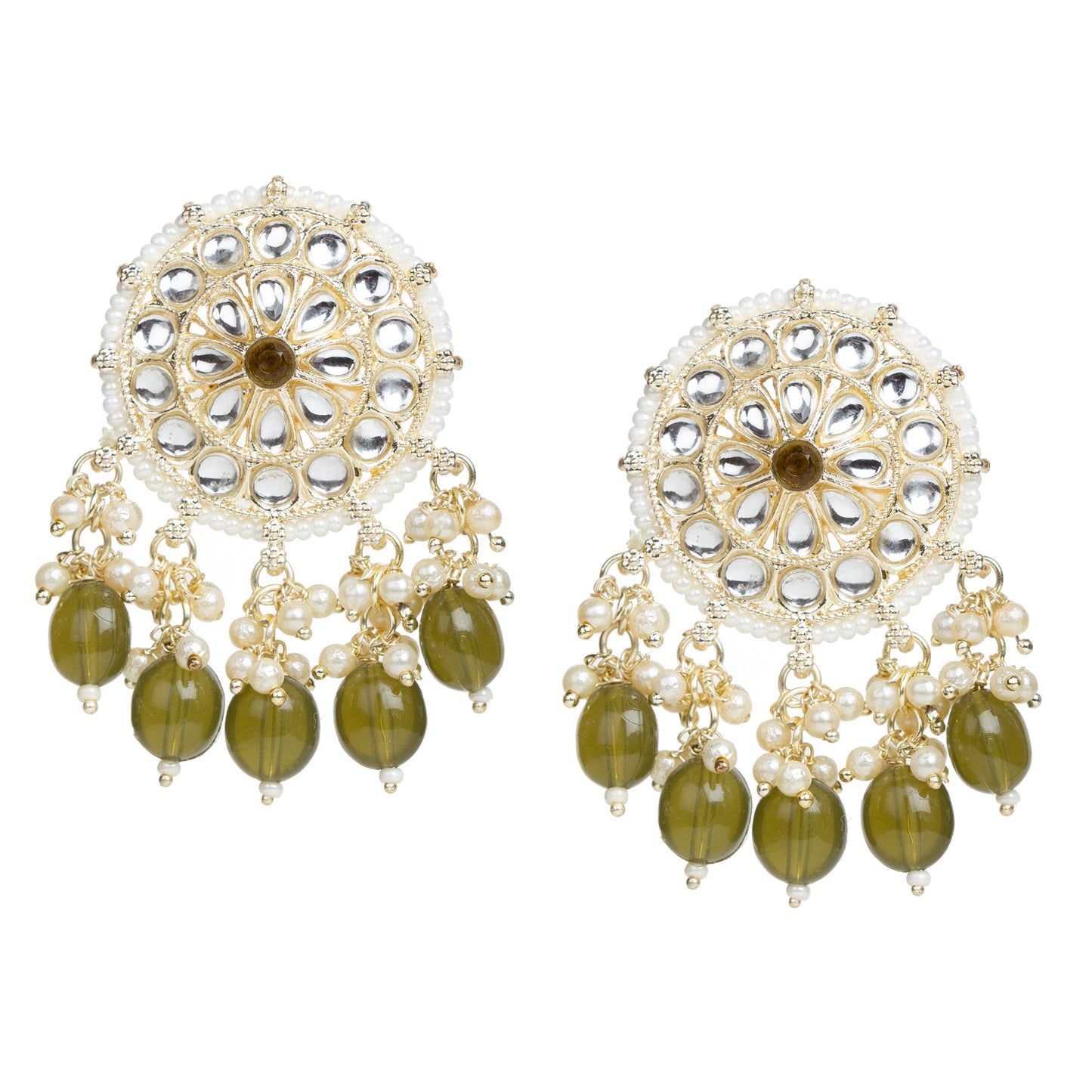 Chandbali Kundan Earrings