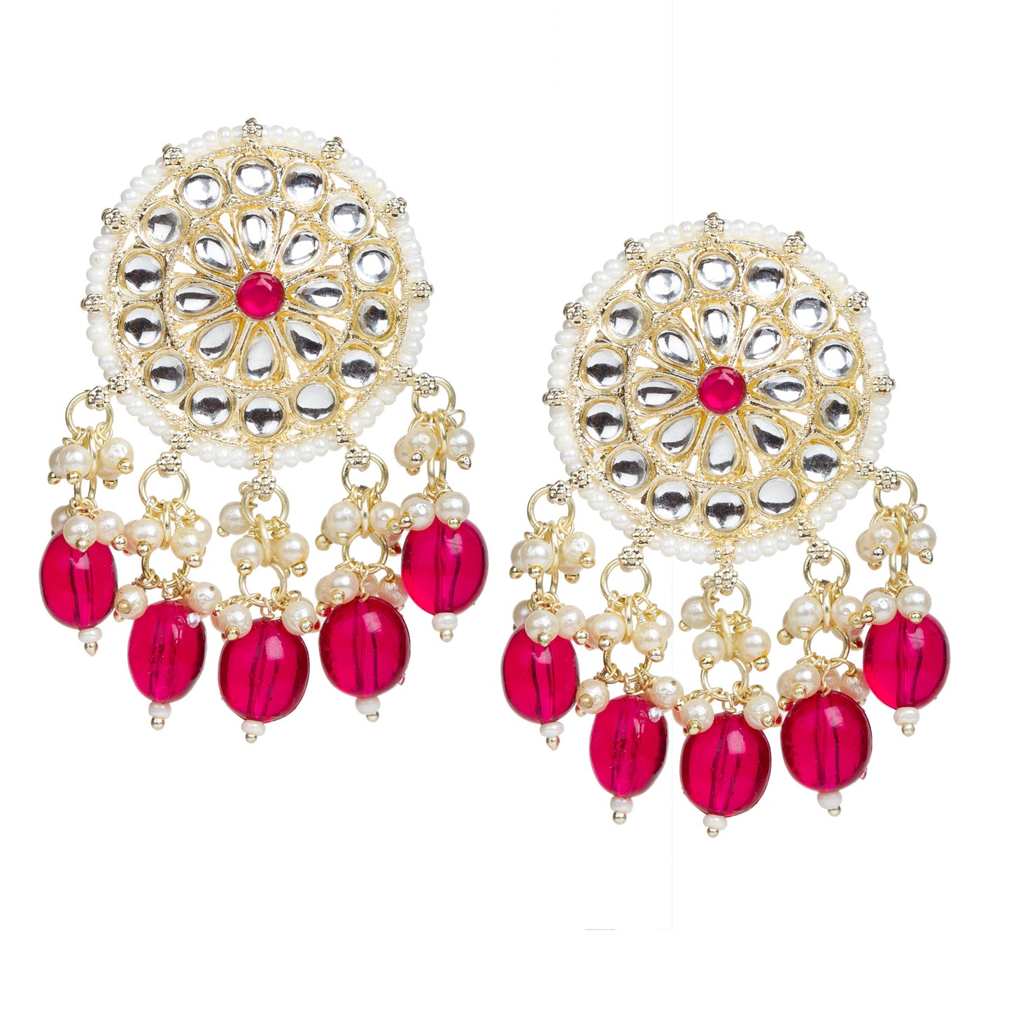 Chandbali Kundan Earrings