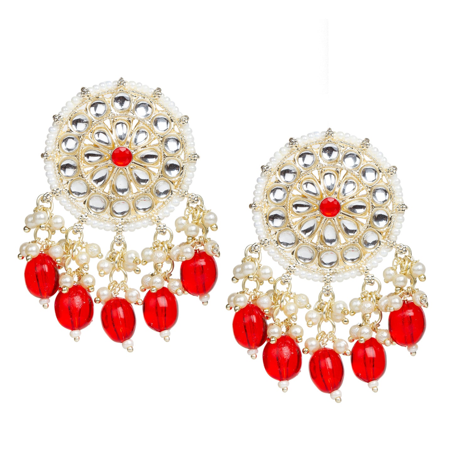 Chandbali Kundan Earrings