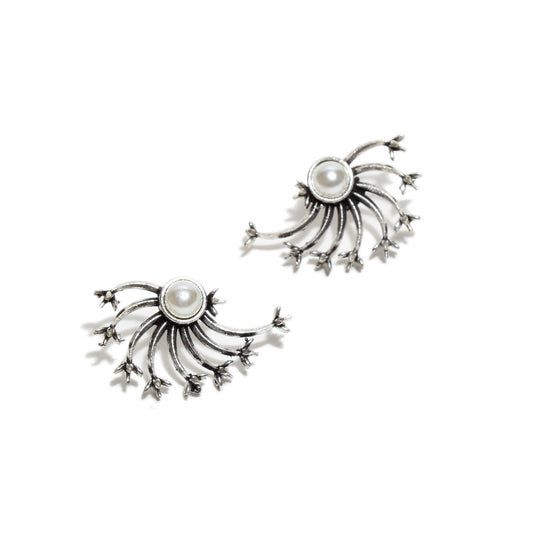 Bindhani-Oxidized-Silver-Finish-Stud