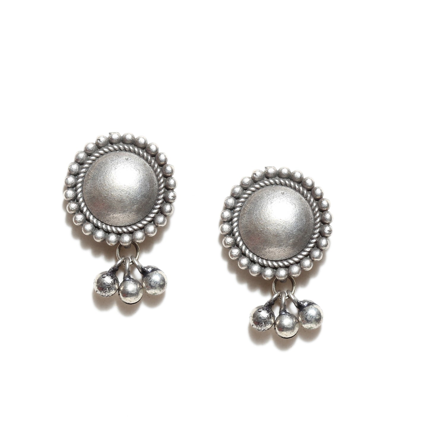 Bindhani-Oxidized-Silver-Small-Stud-Ghuguro-Earrings