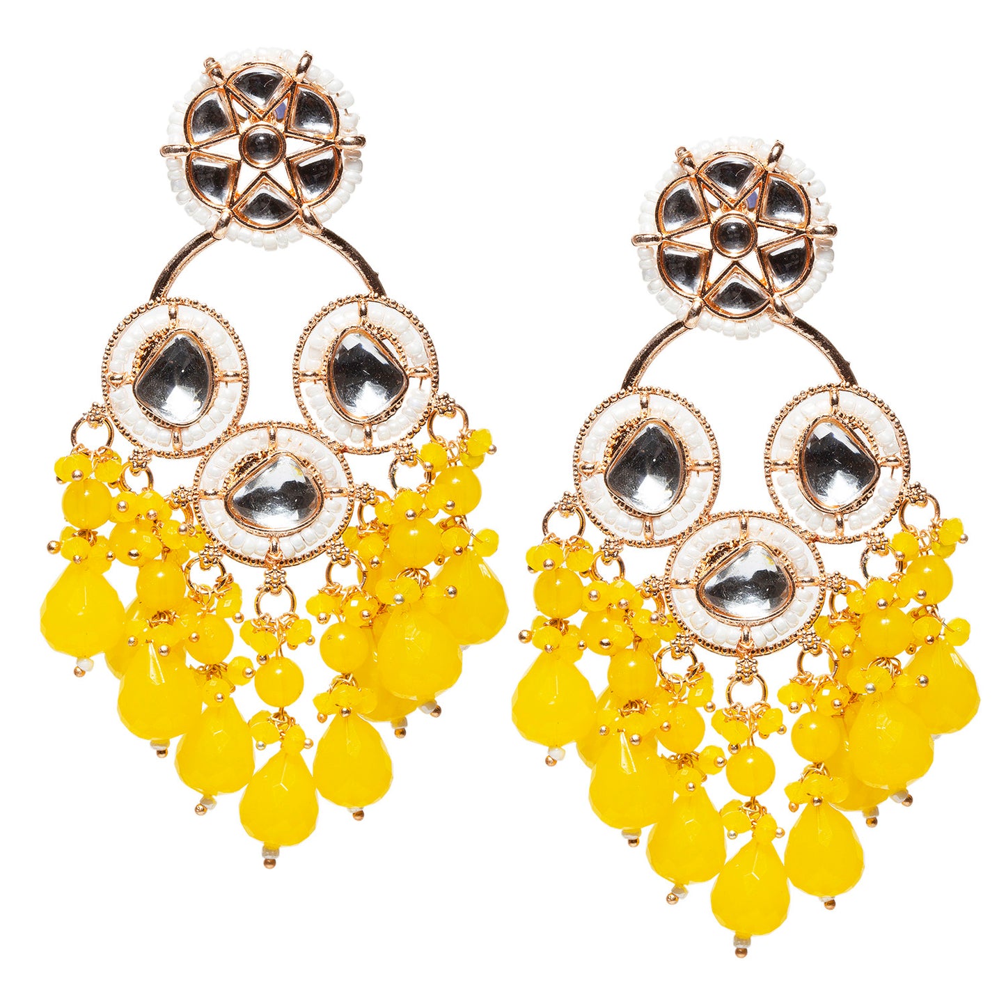 Bindhani-Yellow-Color-Drop-Long-Kundan-Earrings-For-Women-and-Girls