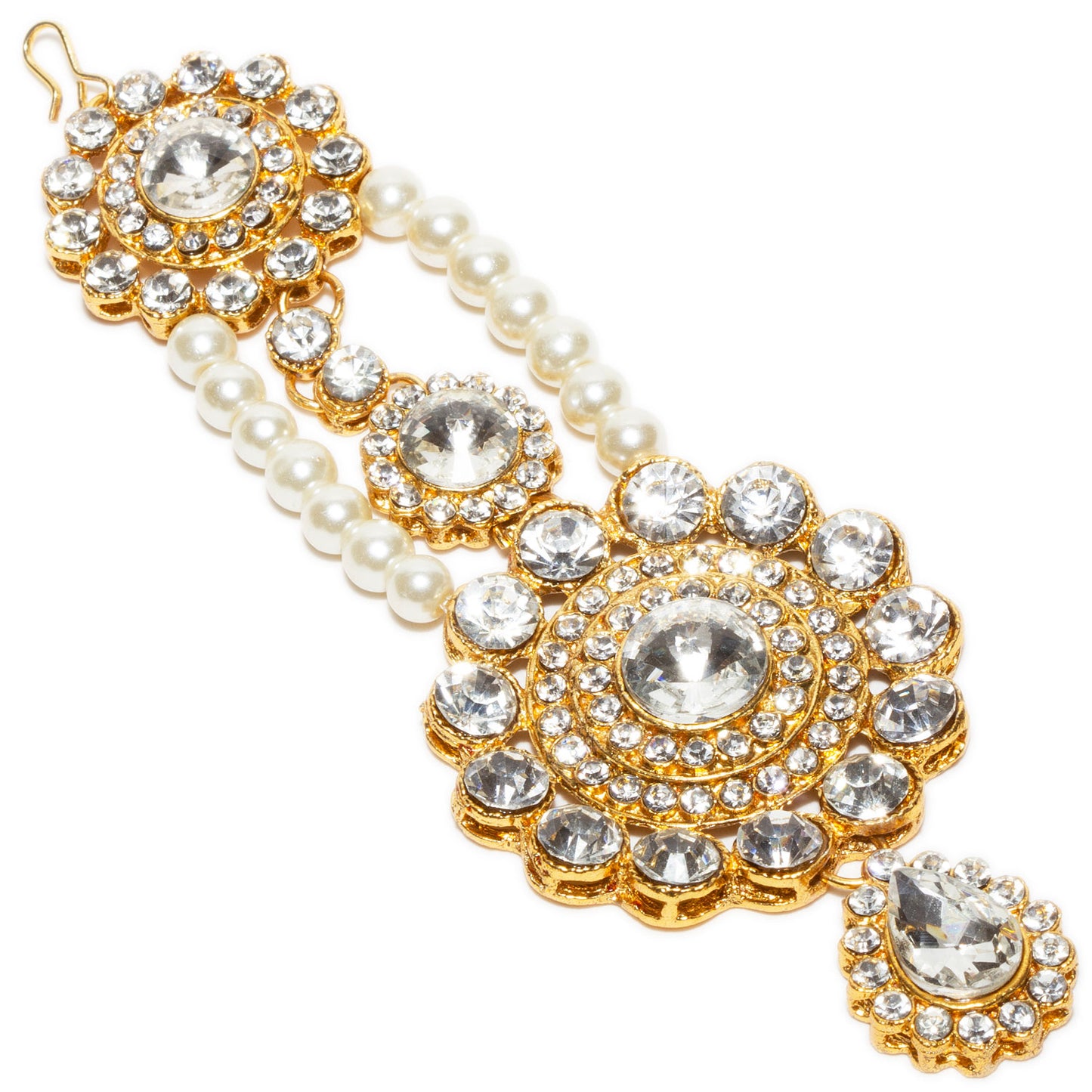 Elegant Bindhani style matha patti tikka with ethnic design for women