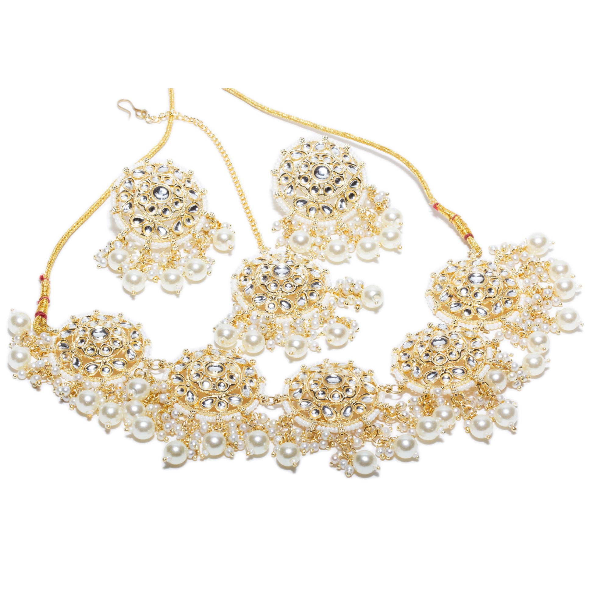 Bindhani Kundan choker set for women – traditional Indian jewelry with intricate stone detailing