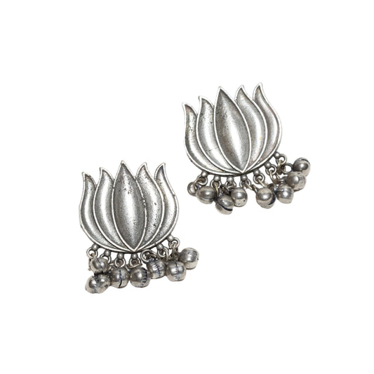 Lotus-Statement-Earrings
