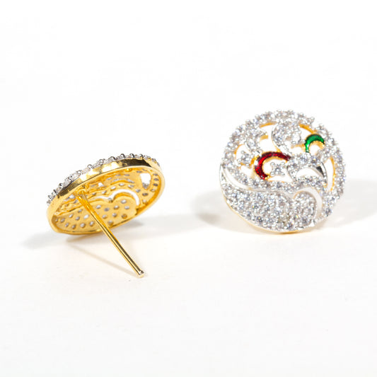 AD Cz Diamond Studs Earrings