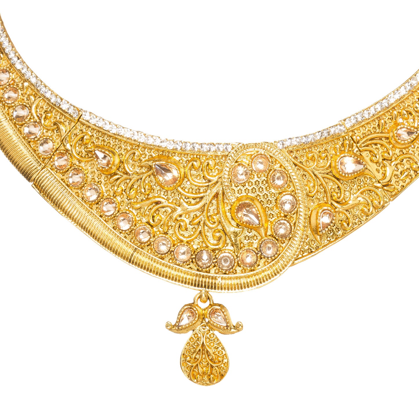 Kundan Stone Choker Jewellery Set