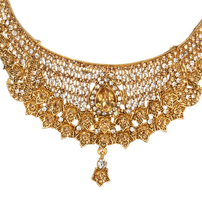 Gold-Plated Bridal Necklace Set