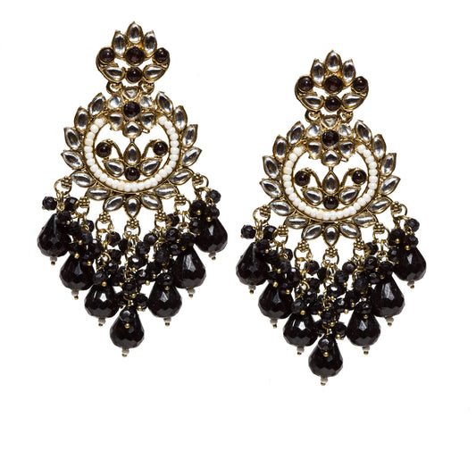 bindhani-antique-mehandi-gold-plated-kundan-white-beads-stone-crystal-drop-color-black-earring-women