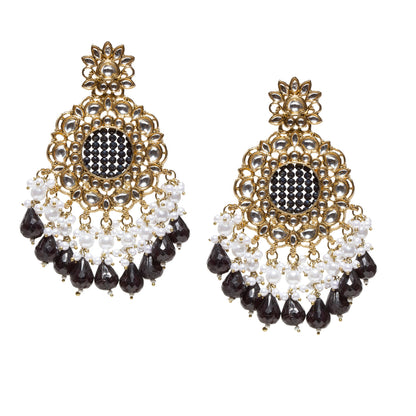 bindhani-antique-mehandi-gold-plated-kundan-white-beads-stone-crystal-pearl-drop-black-earring-women