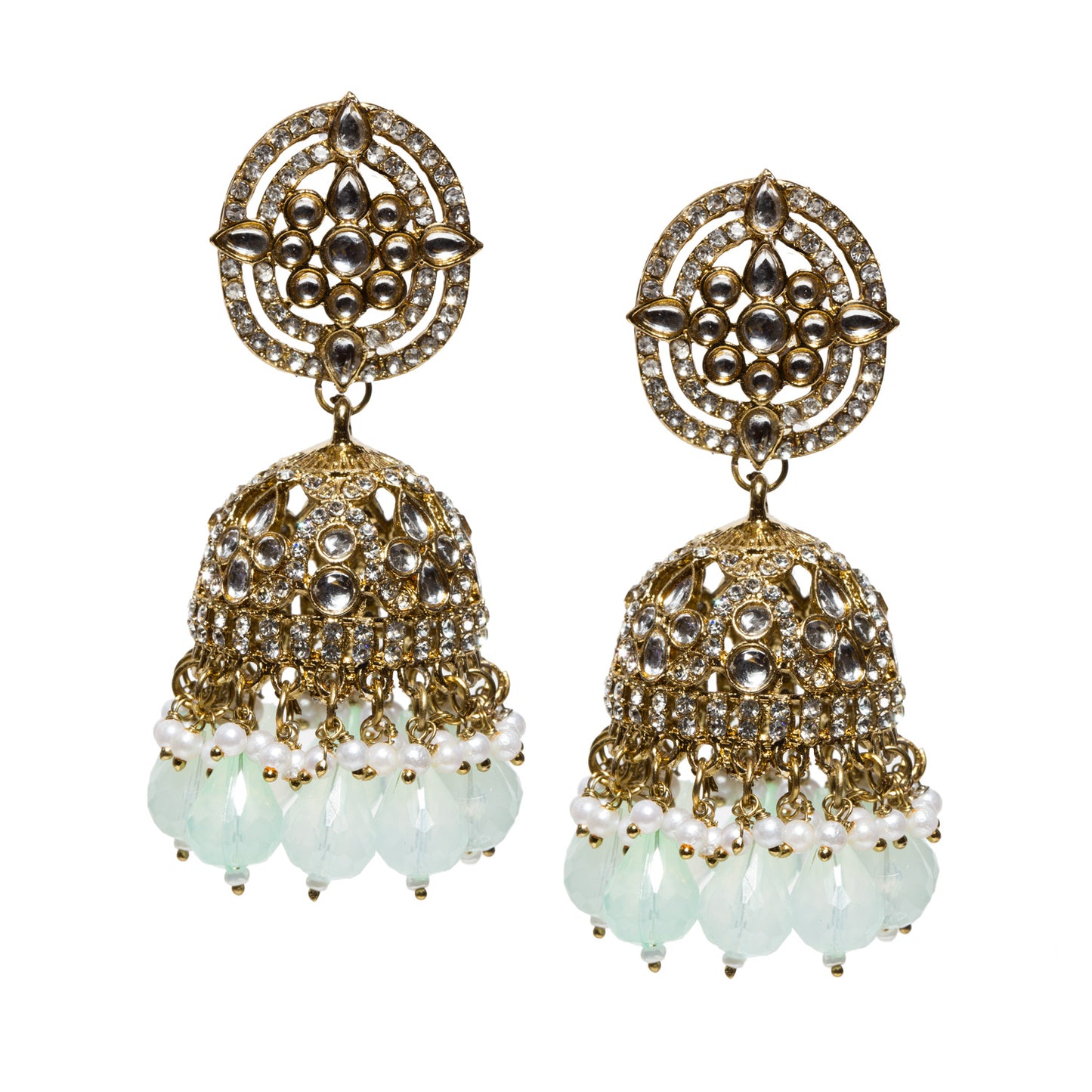 bindhani-antique-mehandi-gold-plated-kundan-white-beads-stone-crystal-pearl-drop-light-gray-jhumka-earring-women