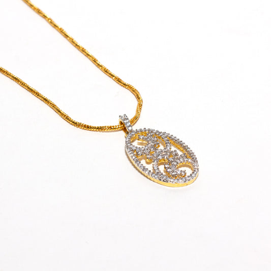 bindhani-gold-plated-AD-stone-white-pendant-only-for-women