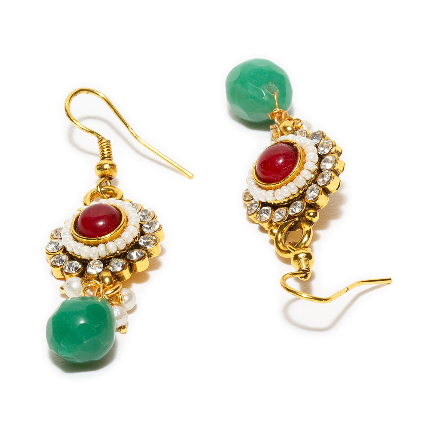 Daily style Green Drop Earrings