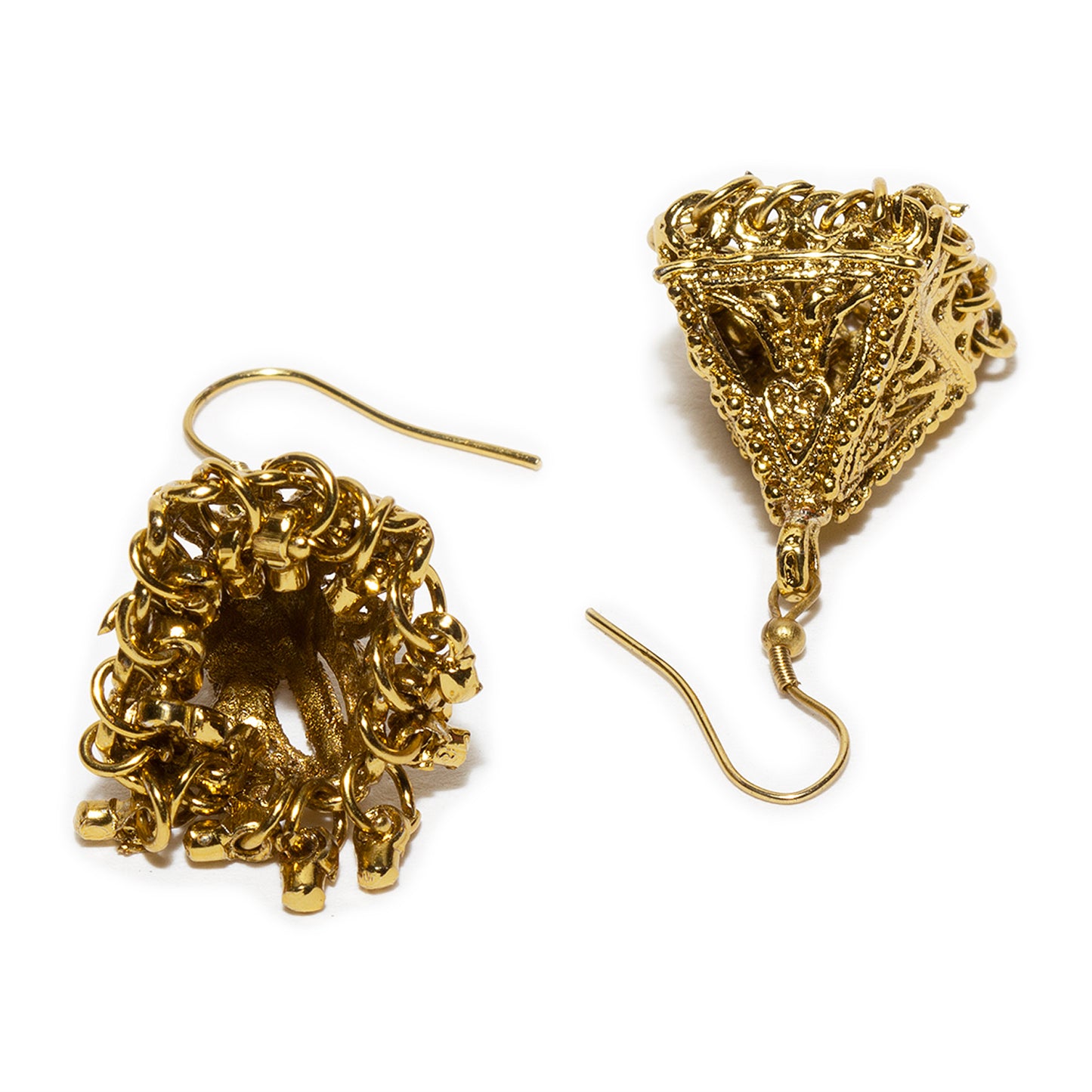 bindhani gold plated jhumka earrings for women and teenage girls