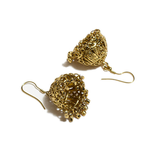 bindhani gold plated jhumka for women girls