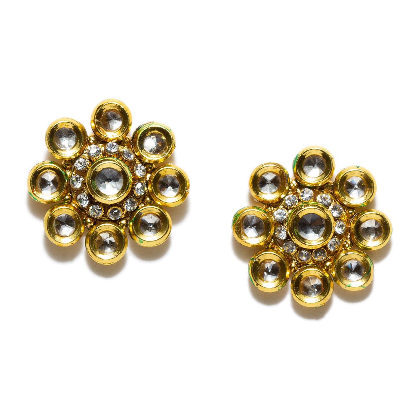 bindhani gold plated kundan earrings for women girls