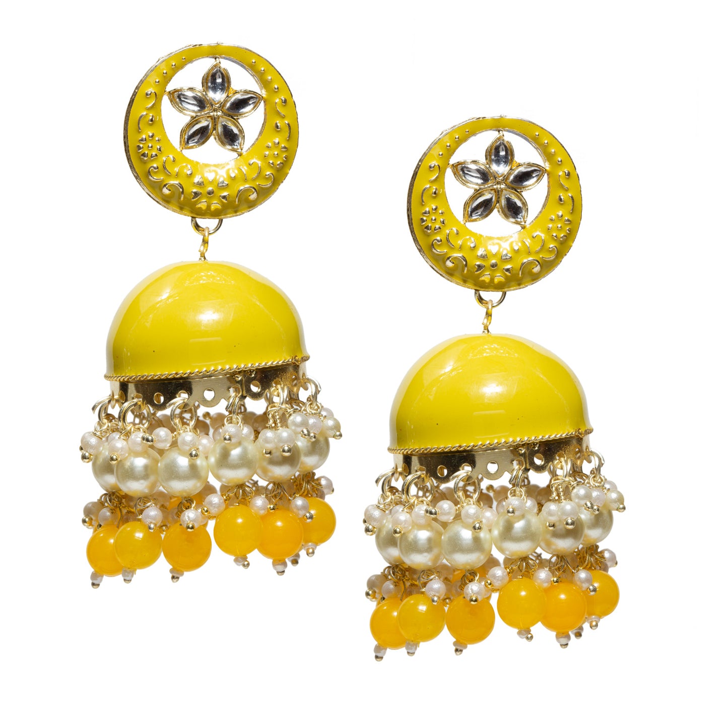 bindhani-gold-plated-kundan-stone-pearl-drop-yellow-color-meenakari-big-size-jhumka-earrings-for-women-and-girls