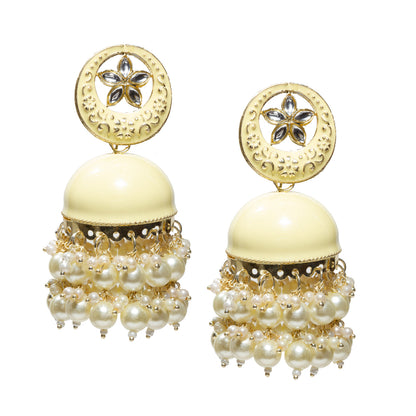 bindhani-gold-plated-kundan-stone-pearl-drop-yellow-white-color-meenakari-big-size-jhumka-earrings-for-women-and-girls