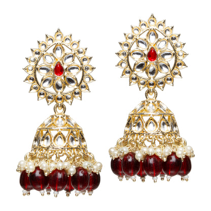 Gold Plated Jhumka Earrings