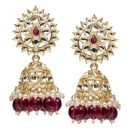 Gold Plated Jhumka Earrings