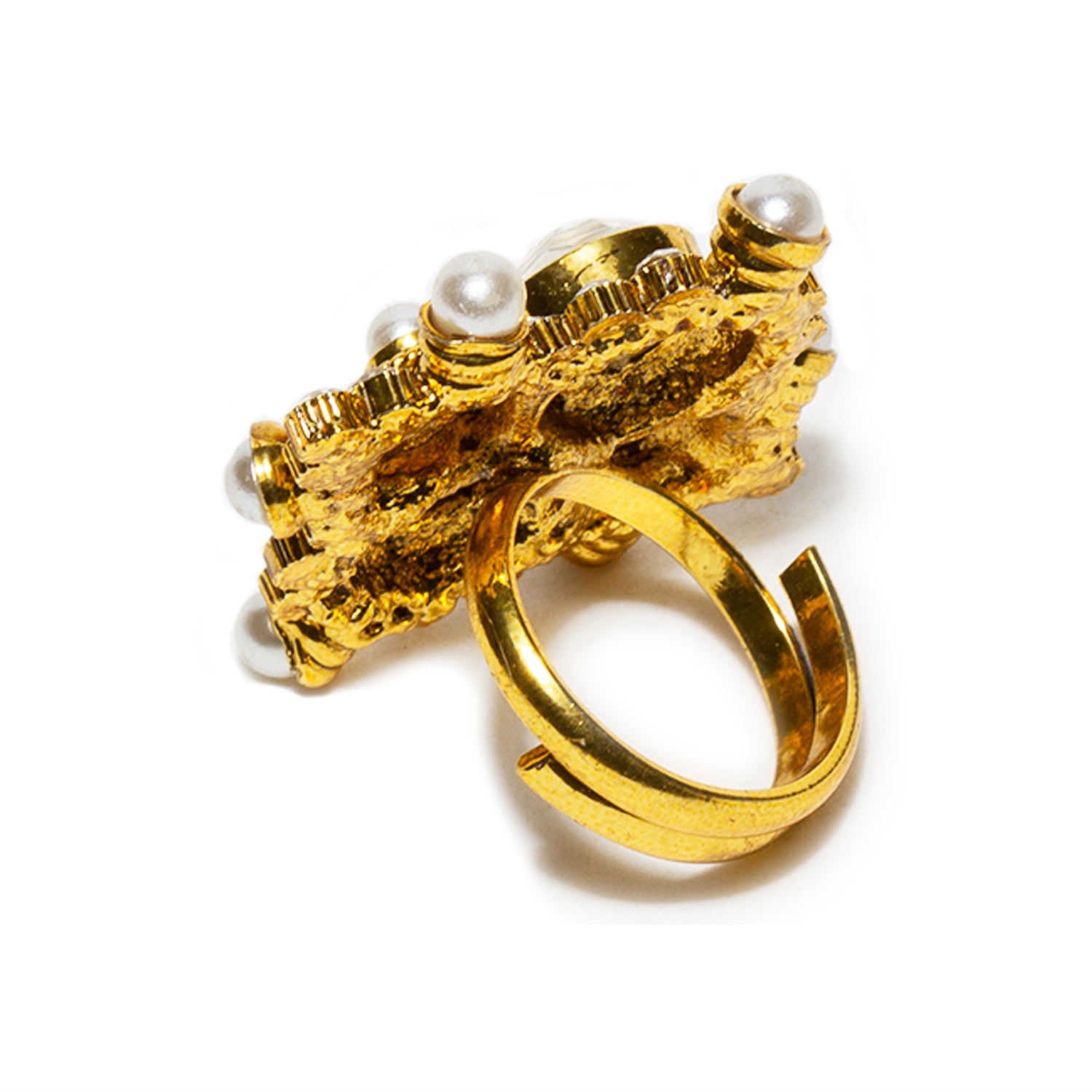 Kite-Shaped Step Cut Peach Morganite Stone Wedding Ring Set White Gold  Jewelry