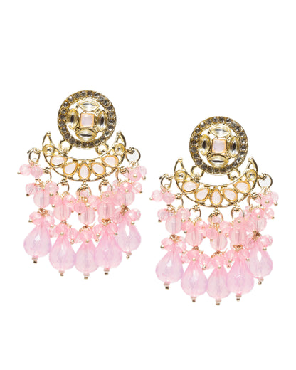 Kundan Stone Chandbali Earrings