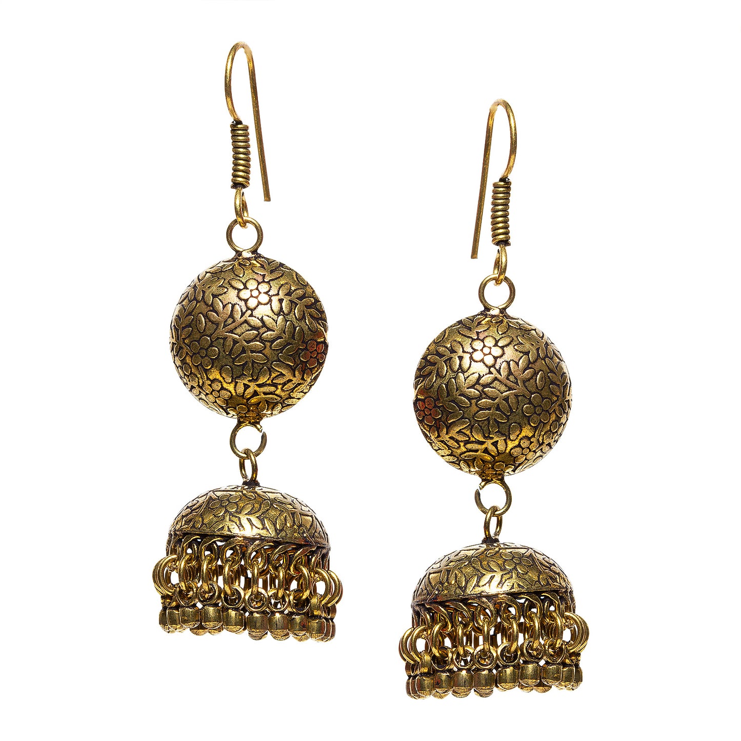 Artistic Oxidised Jhumka