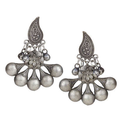 bindhani paisely oxidised earrings for women girls