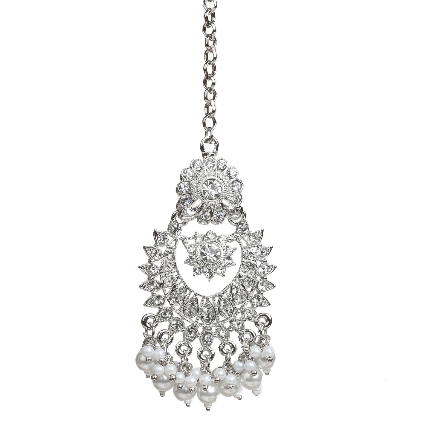 bindhani-silver-plated-Headpiece-Hair-Tikka