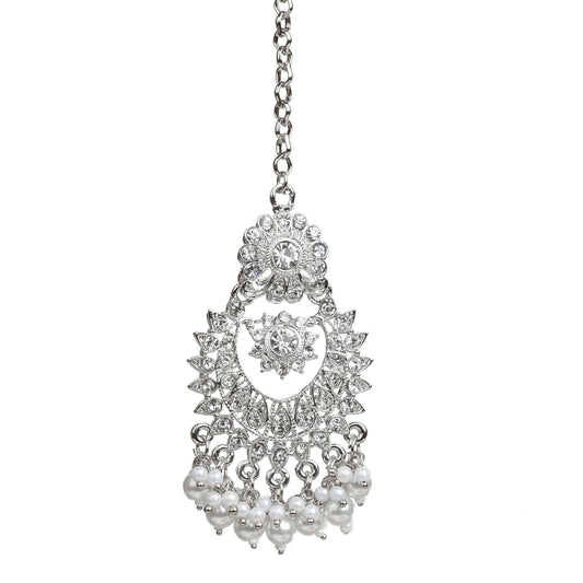 bindhani-silver-plated-Headpiece-Hair-Tikka