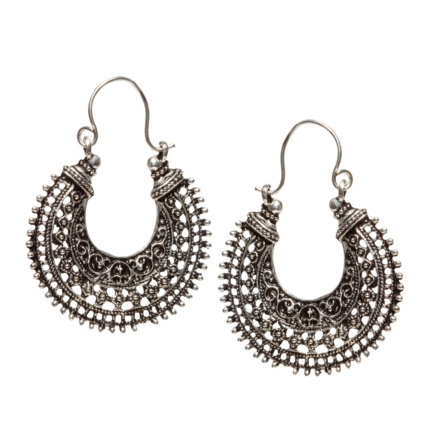 bindhani-silver-plated-oxidised-earrings-secured-with-hook-post-lock-for-women-and-girls